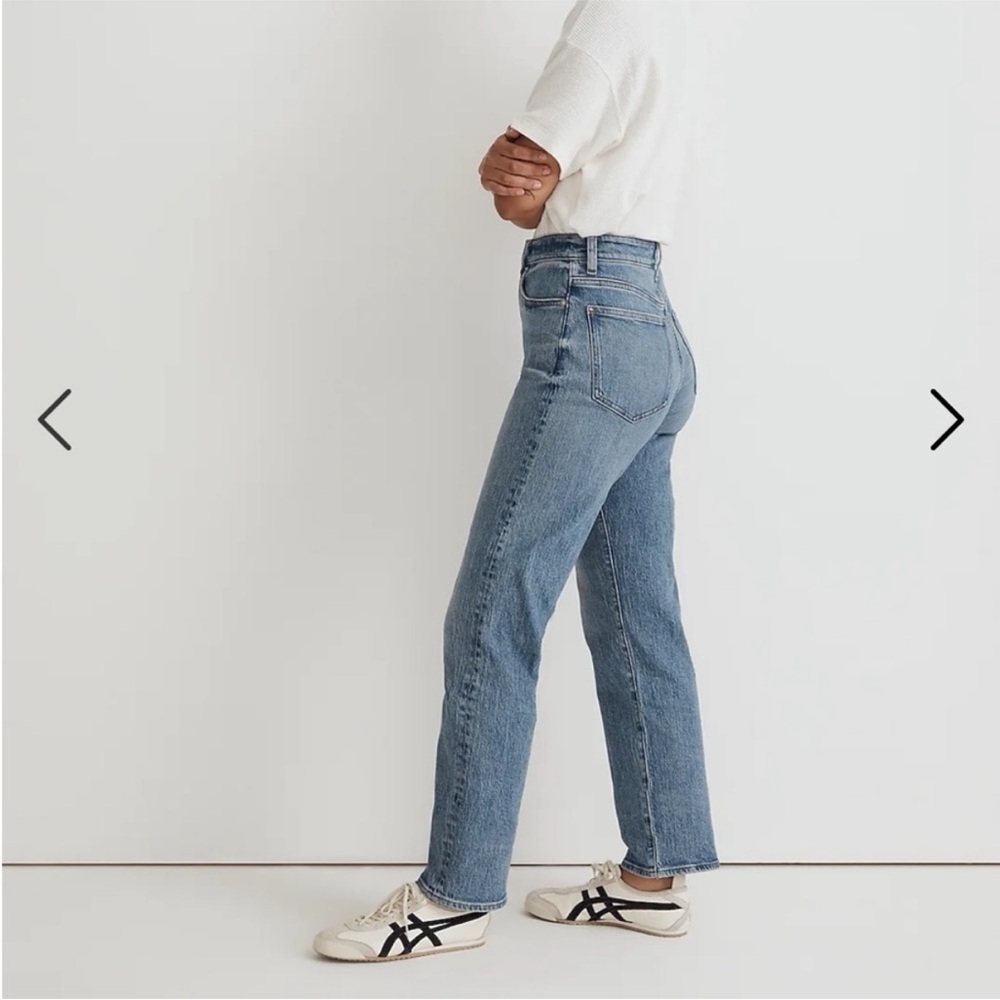 Madewell Curvy 90s Straight Jean — Enmore Wash, Size 26 - Picture 3 of 9